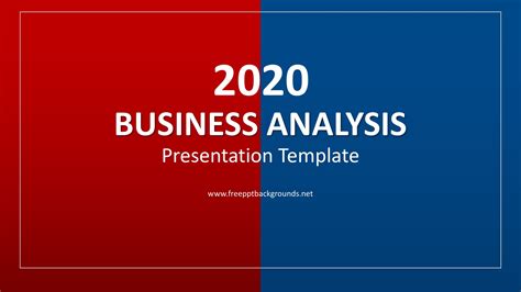 Business Analysis Powerpoint Templates Blue Business And Finance Red Free Ppt Backgrounds