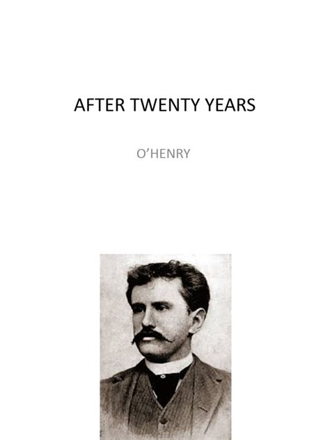 After Twenty Years Ohenry Pdf