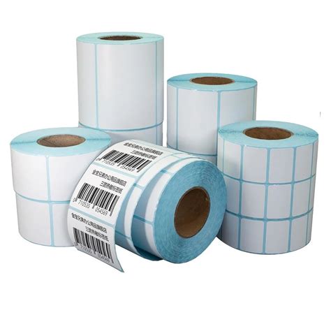 Factory Custom Thermal Transfer Barcode Label Direct Thermal Adhesive