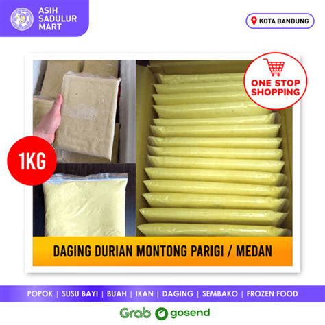 Promo Daging Durian Montong Frozen Kg Promo Buah Beku Bandung Daging