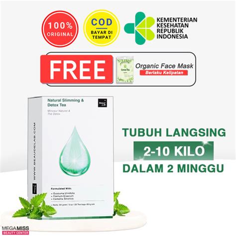 Promo Teh Diet Detox Beaudelab Slimming And Detoks Green Tea Slim Natural Jakarta Selatan