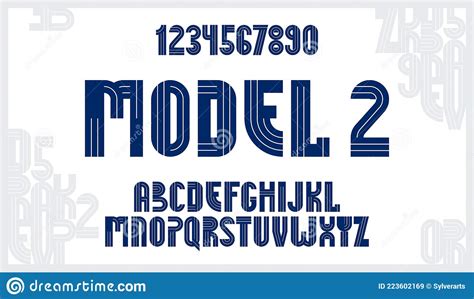 Abstract Geometrisch Origineel Lettertypetype Lettertypeset Logo