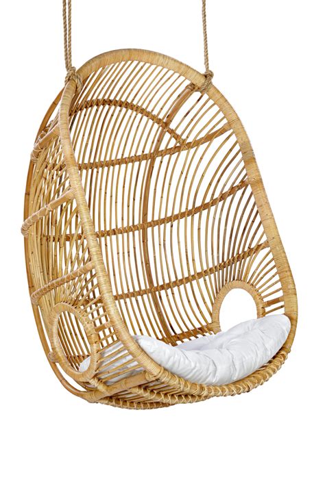 Bari Natural Hanging Chair Hanging Chairs Haus Of Rattan