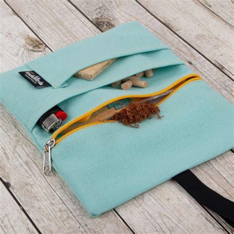 Funda Pitillera Tabaco De Liar Impermeable Aqua La Industria Handmade