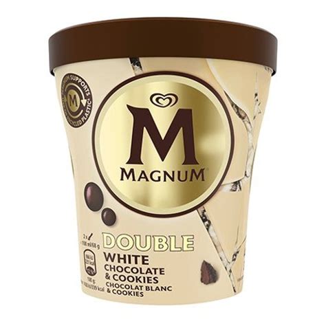 Magnum Becher Double White Chocolate Cookies Ml