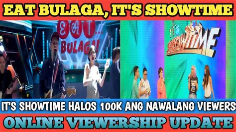 Eat Bulaga And It S Showtime Online Viewership Youtube