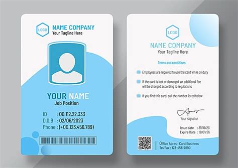 Red Geometric Employee Id Card Design Template Template Download On Pngtree