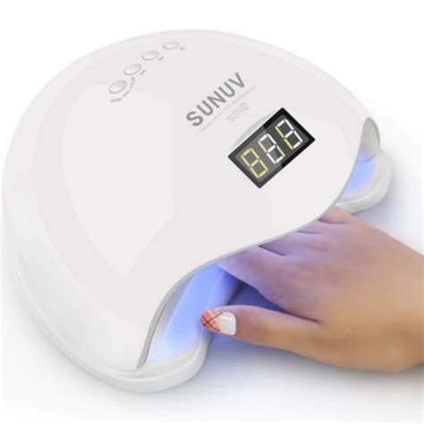 Cabine Sun 5 48w Bivolt Led Uv Sensor Unhas Gel Acrigel Fibra Para