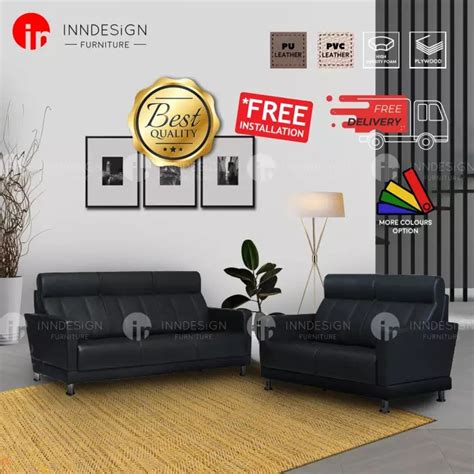 PVC Sofa Set, Furniture & Home Living, Furniture, Sofas on Carousell