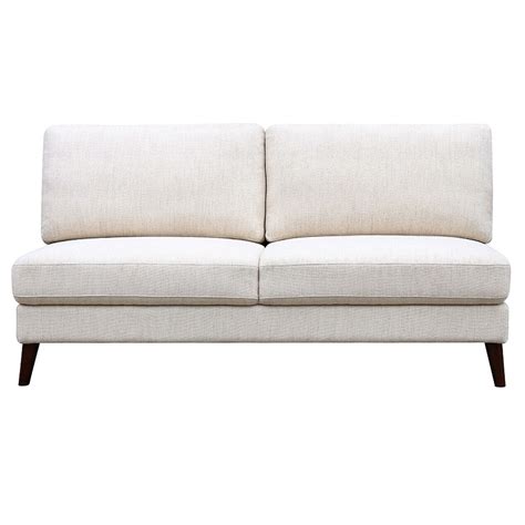 Barton Modern Armless Sofa | At Home