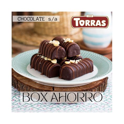 Box Ahorro Chocolate Sin Az Car Negro Y Con Leche Torras