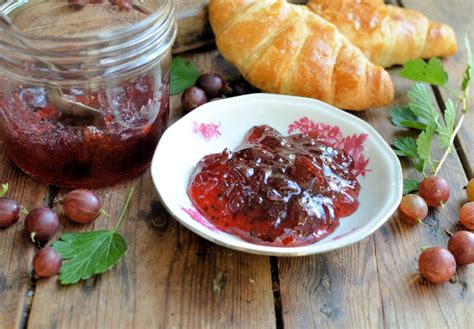 Pink Gooseberry And Elderflower Jam Lavender And Lovage