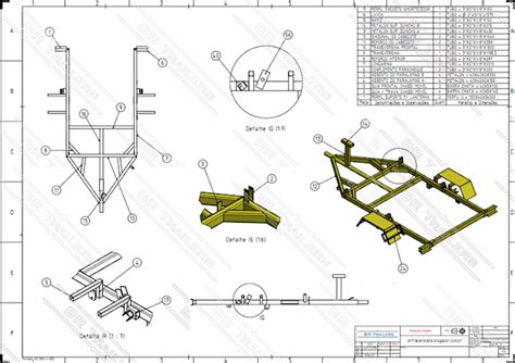 Projetos Reboques Trailer Plans Setembro
