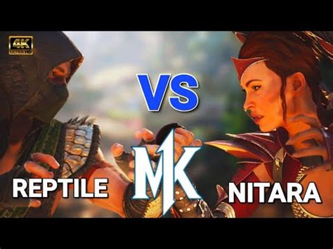 Reptile Vs Nitara Mortal Kombat Modo Vs Gameplay Em K Dublado Em