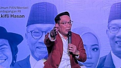 Ridwan Kamil Suswono Daftar Ke Kpu Besok Siang Akui Diantar Gabungan