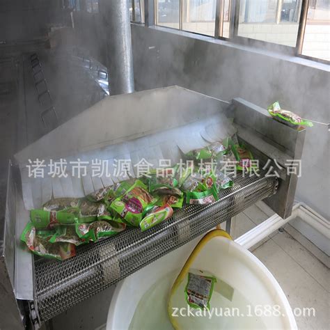 辽宁酱菜巴氏杀菌机软包装食品灭杀菌设备滚杠式水浴喷淋漂烫设备 机械设备批发交易网