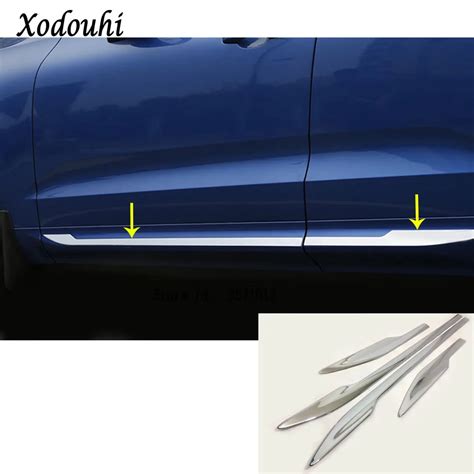 For Volvo XC60 2018 2019 Car Styling Cover Detector ABS Chrome Side