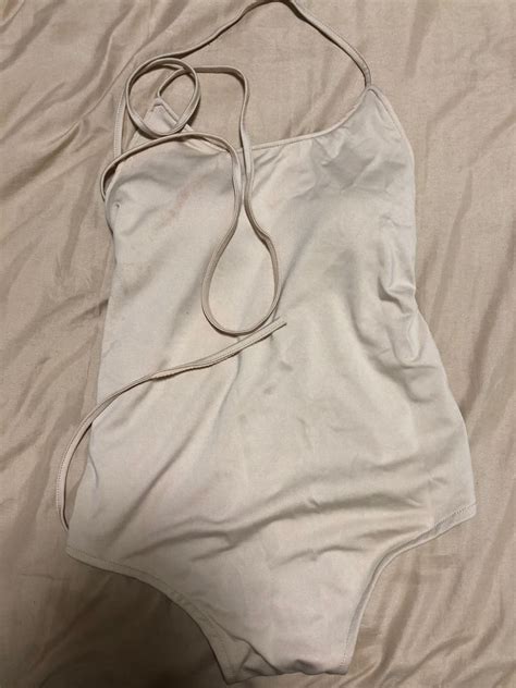 Nude One Piece Women S Fashion Swimwear Bikinis Swimsuits On Carousell