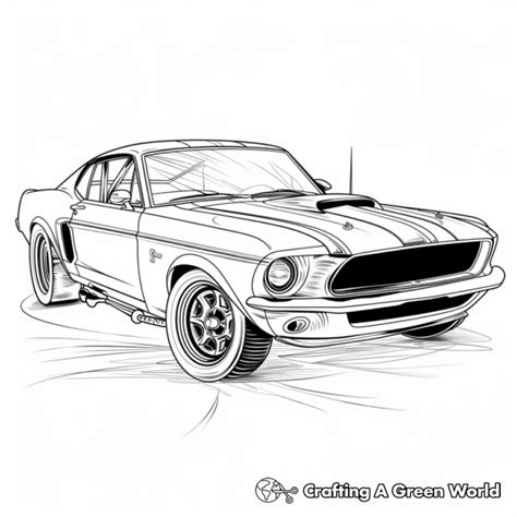 Hot Rod Coloring Pages Free Printable