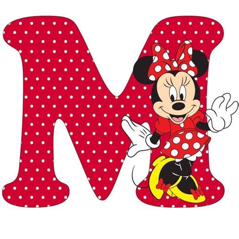 Resultado De Imagen Para Letra I De Minnie Mouse Para Imprimir Mickey