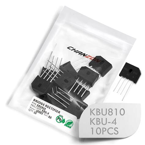 Pack Of Pieces Chanzon Kbu Bridge Rectifier Diode A V Kbu