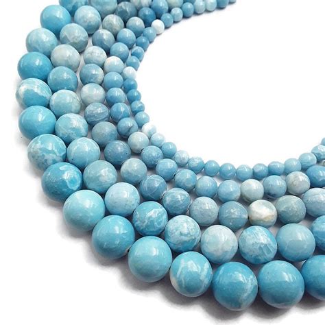 Larimar Quartz Smooth Round Beads 6mm 8mm 10mm 12mm 14mm Etsy