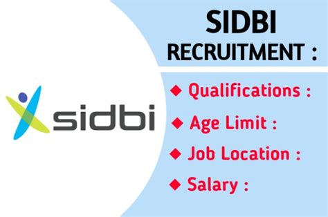 Sidbi Recruitment Apply For Assistant Manager Posts Sidbi