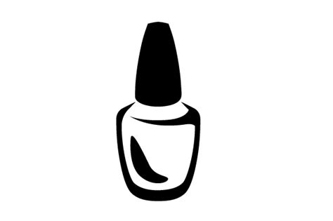 Nail Polish Bottle Silhouette Svg Cut File By Creative Fabrica Crafts