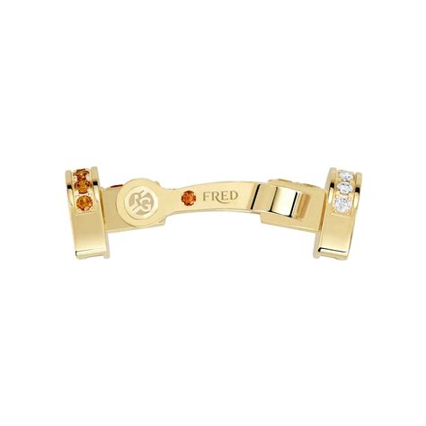 Achat Bracelet FRED Force 10 Grand modèle Rolland Garros en or jaune