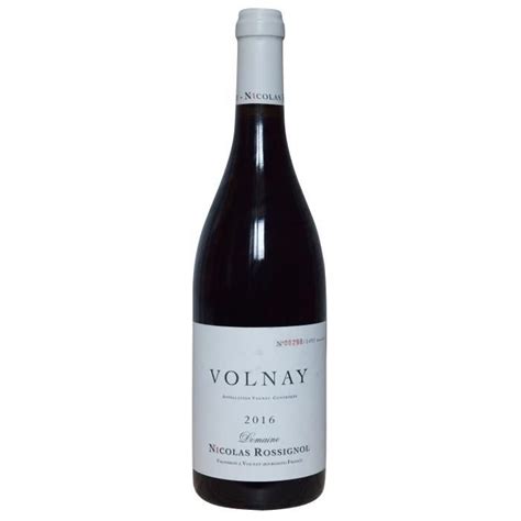 Nicolas Rossignol Volnay Vin Rouge De Bourgogne La Cave Cdiscount