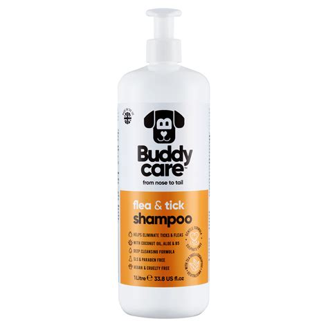 Flea & Tick Dog Shampoo by Buddycare