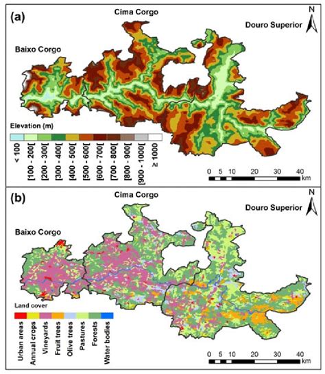 A Digital Elevation Model Of The Douro Demarcated Region DDR B