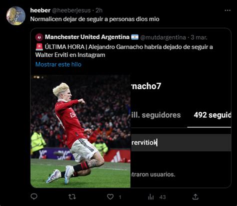 Manchester United Argentina On Twitter