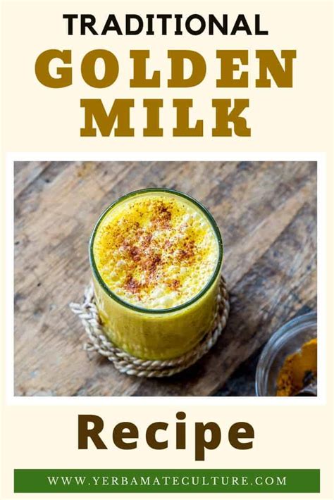 traditional indian golden milk recipe – Yerba Mate Culture