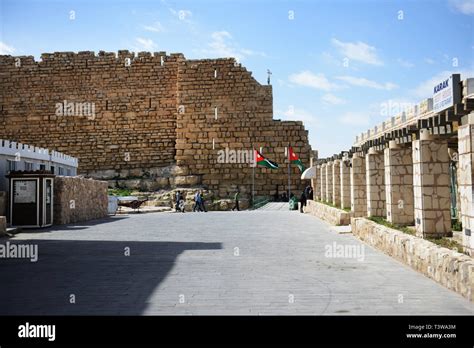 Kerak castle in Southern Jordan Stock Photo - Alamy