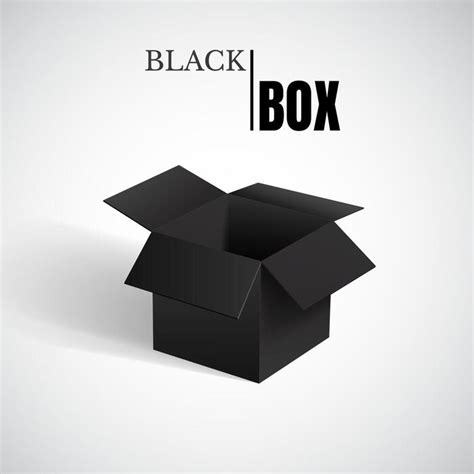 black box vector art icons  graphics