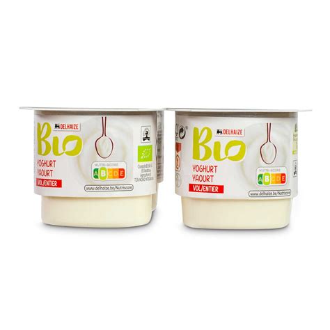 Delhaize Bio Yaourt Entier Bio 4 X 125 Gr Delhaize