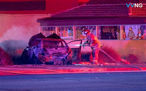 1 Airlifted After Fiery Crash On Main Street On New Years Eve In