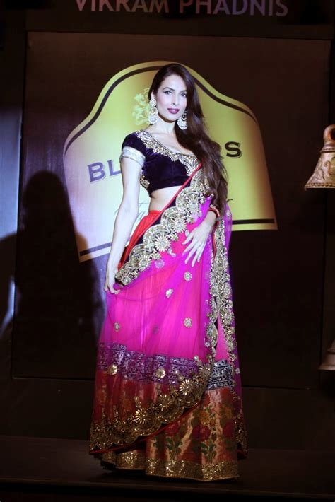 Malaika Arora Khan Looks Hot In Saree At Blenders Pride Fashion Tour Beautiful Bollywood