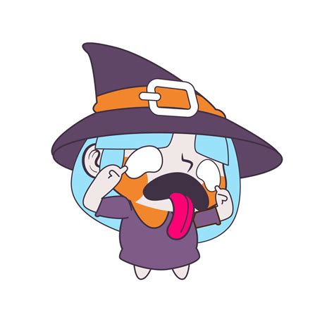 Cute Little Witch Cartoon Vector Illustration Witch Vector Set 11200578 Vector Art At Vecteezy