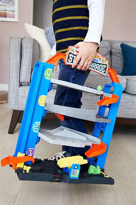 Mattel Hot Wheels City VS Robo Beasts City Stunt Garage Γκαράζ GNL70 Game Show