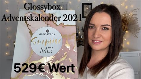 Glossybox Adventskalender Xxl Verlosung Wert Desi