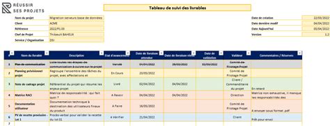 Livrable Projet Définition Fonctionnement et Exemples Pratiques