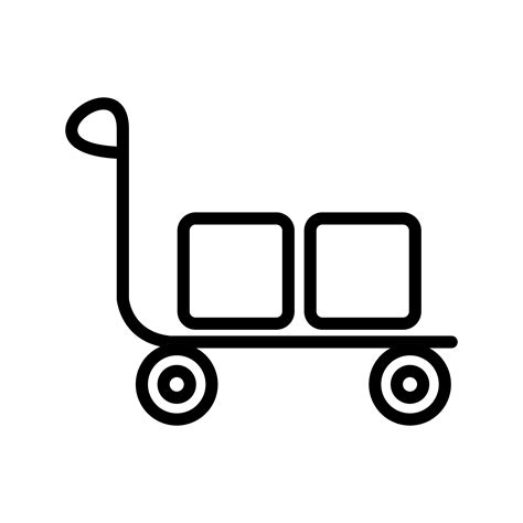 Vector Trolley Icon Vector Art At Vecteezy