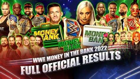 Full Wwe Money In The Bank Results Youtube