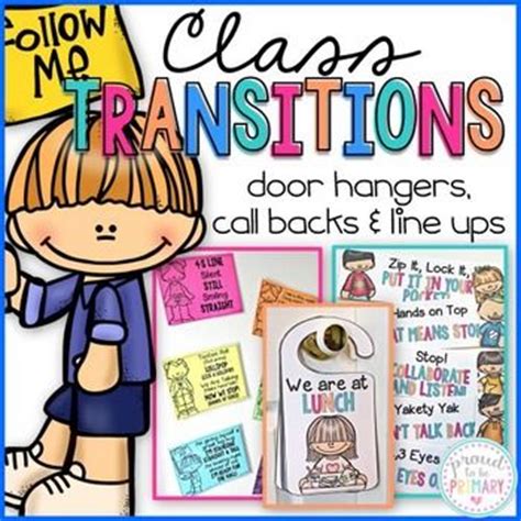 Class Transitions Call Backs Attention Getters Door Hangers Line