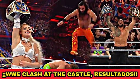 Clash At The Castle 2022 Resultados Resumen De Wwe Clash At The