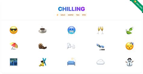 Chilling Emojis 😎 ☕ 🥶 | Meaning, Copy & Paste