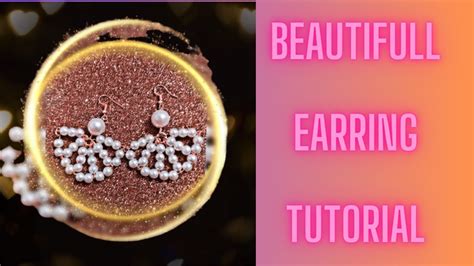 Beautifull Earring Tutorial Youtube