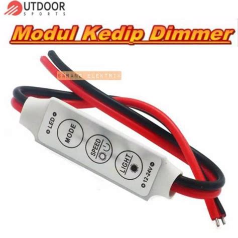 Jual Mini Controller Dimmer Modul Kedip Strobo Otomatis Led